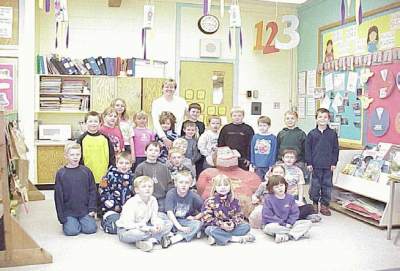 Deb Opersko with her Grade 2 Class